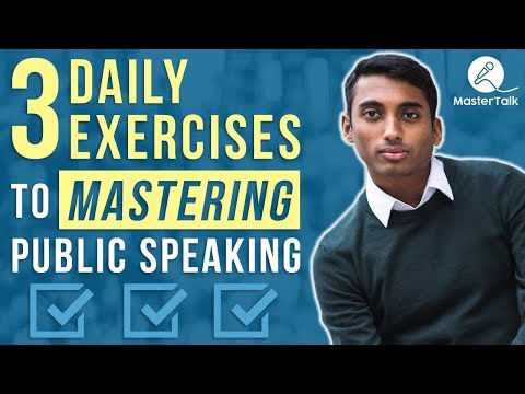 3 Daily Public Speaking Exercises