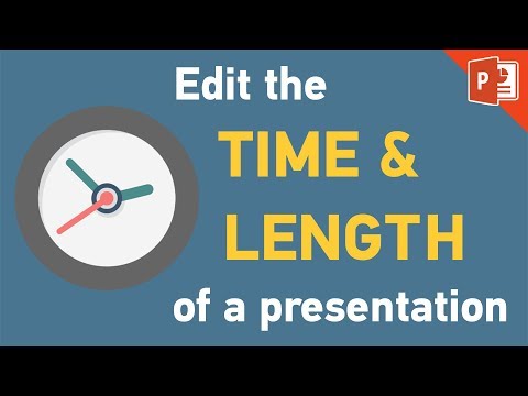 PowerPoint 2013 | How to set time duration & edit slide length tutorial