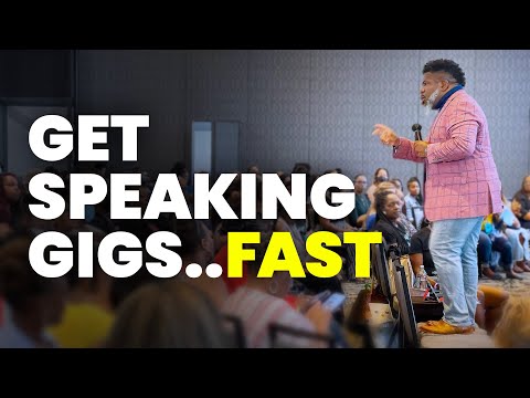 5 FAST ways to get PAID Speaking Gigs [fill your calendar]